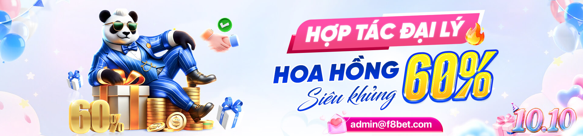 hợp tác đại lý hoa hồng siêu khủng cùng f8bet casino